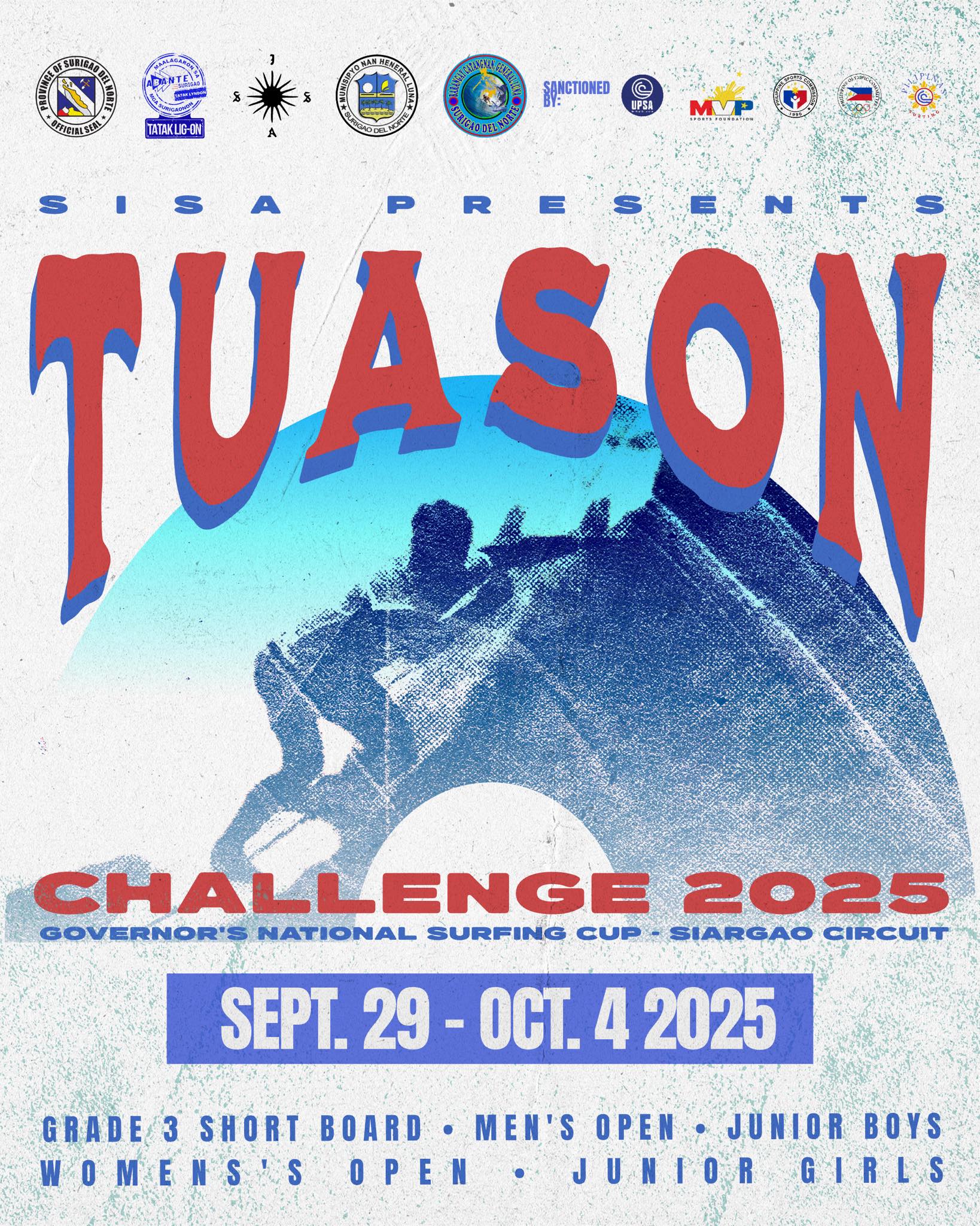Municipal Government of General Luna, Provincial Government of Surigao del Norte, Siargao Island Surfers Association